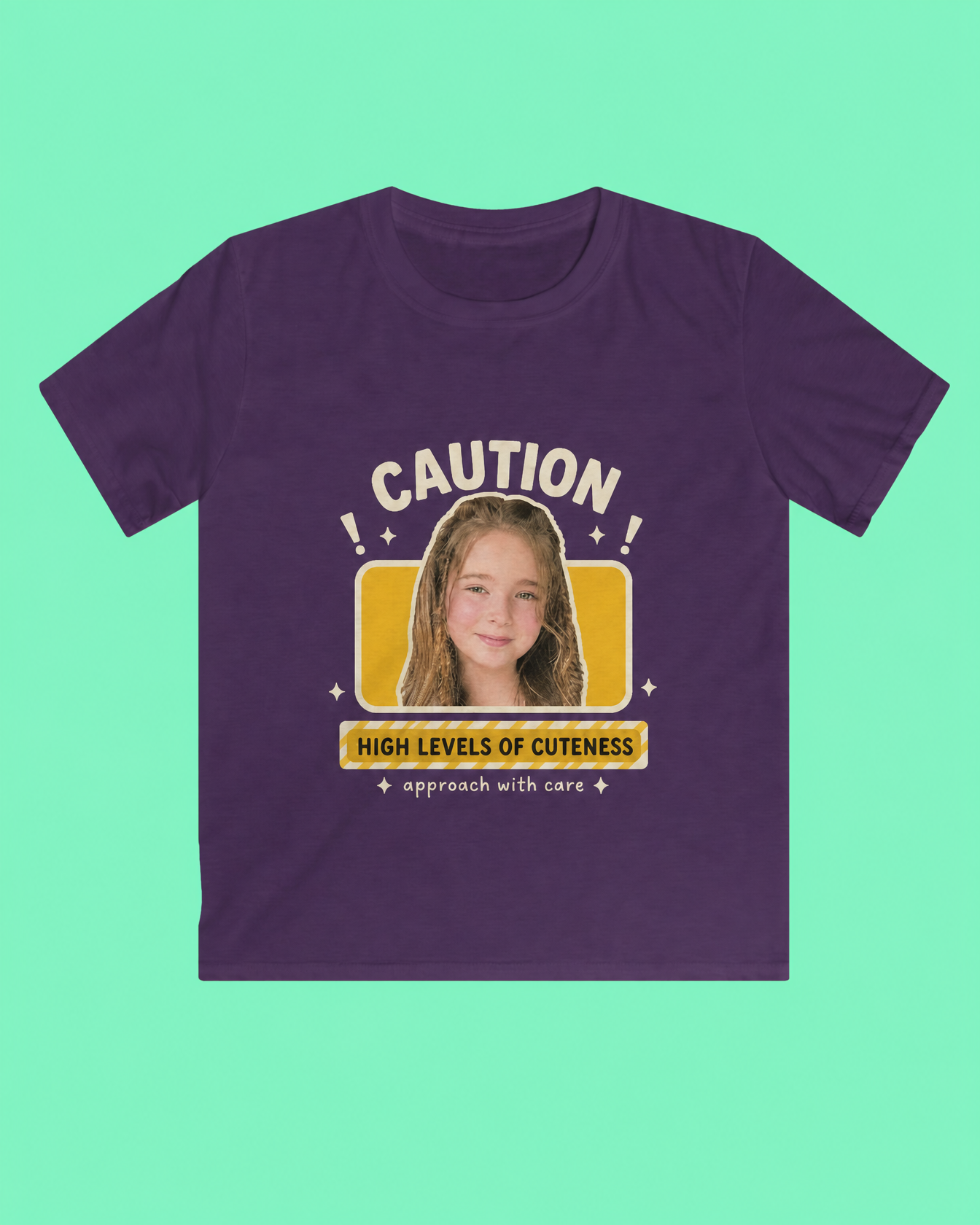 Caution Cuteness - Kids Tee